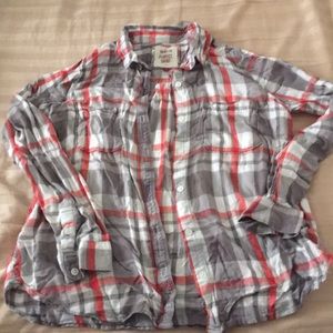 Button down flannel type shirt